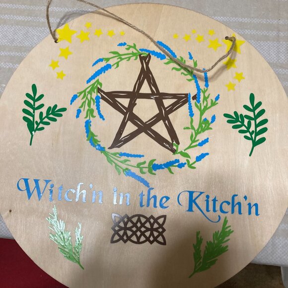 Witch'n in the Kitch'n Wall Plaque - Picture 2 of 2